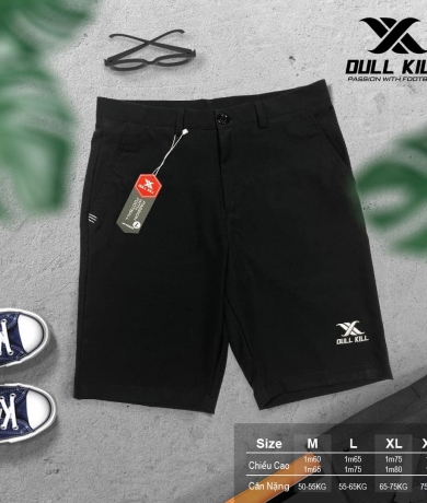 Quần Short Trousers DULLKILL Đen Tuyền